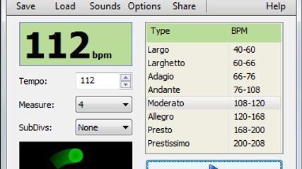 TempoPerfect Metronome screenshot 1