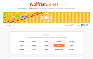 WolframTones screenshot 1