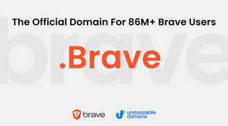 Brave partners with Unstoppable Domains to launch on-chain .brave domain names image