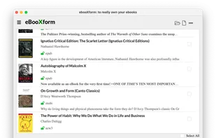 EbookXform screenshot 1