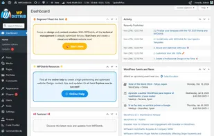 Wordpress Dashboard Enhanced by WPDistrib