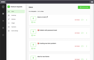 List of ideas / feature requests