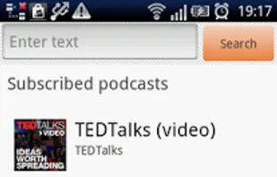 FindCast (iTunes search) screenshot 1