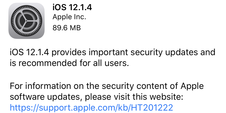 iOS 12.1.4 released, fixes Group FaceTime exploit image