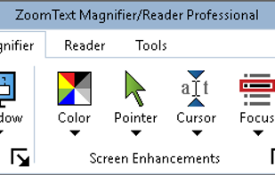 Zoomtext screenshot 1