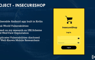 InsecureShop screenshot 1