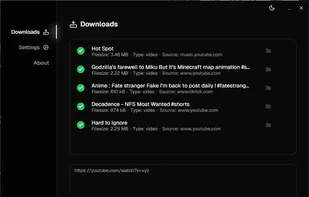 YTDLP Desktop screenshot 1