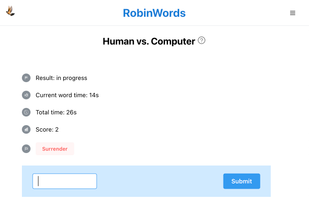RobinWords screenshot 1