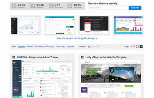 WrapBootstrap screenshot 1
