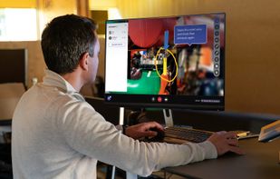 Remote experts can guide users through repairs
