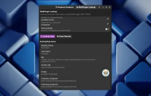 Fedinspect screenshot 2