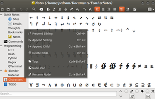 The active Qt widget style determines the look and feel of every Qt application. The following screenshot is taken with a Kvantum theme