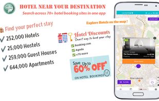 Hotels on the map