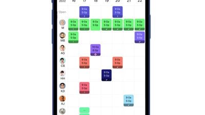 Create and send shift schedules via mobile