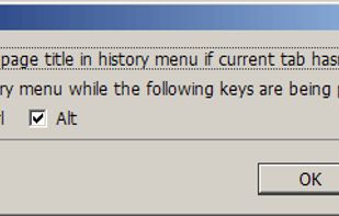 Tab History Menu screenshot 1