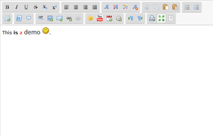 SCEditor screenshot 1
