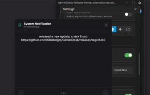GeminiDesk screenshot 1