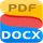 PDF to DOCX online icon
