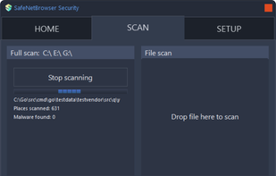 SafeNetBrowser screenshot 1