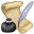 Scroll, Quill & INK icon