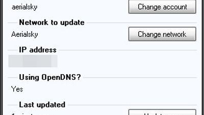 OpenDNS Updater screenshot 1
