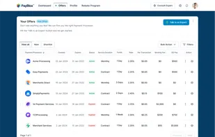 Find a payment processor that meets your needs and compare different rates and fees in one place.