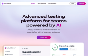 TestsPlatform screenshot 1