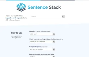 Sentence Stack Home