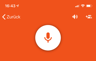 Speake Screen on iPhone