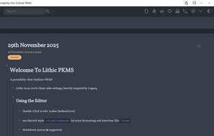 Lithic PKMS screenshot 1