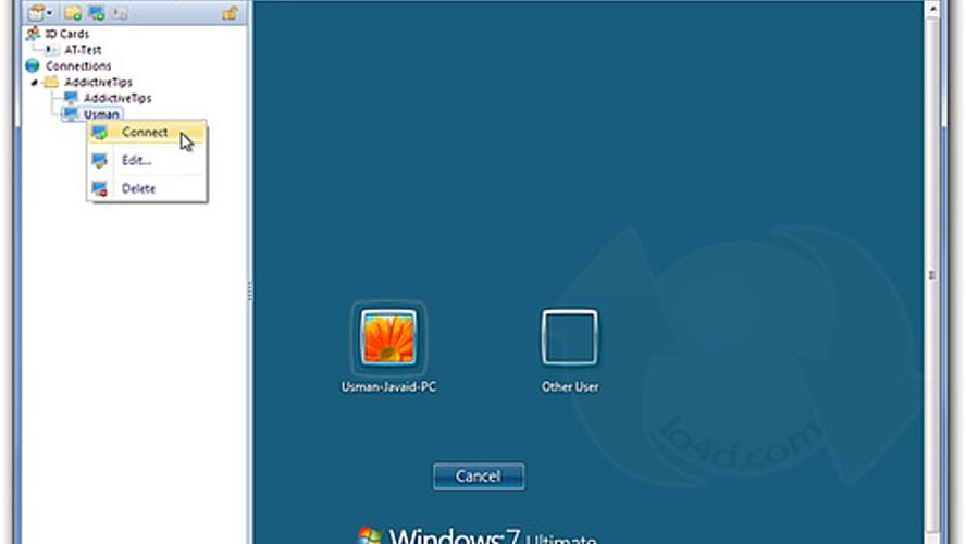 Remote Desktop Organizer Tabbed remote desktop client, allowing you to