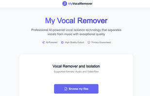 MyVocalRemover screenshot 1
