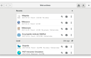 WebArchives screenshot 1