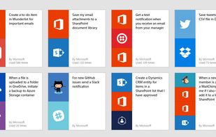 Microsoft Flow screenshot 1
