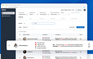 Use AI semantic search to find the perfect influencer from a database of over 100 million influencers across Instagram, YouTube, TikTok, and Amazon.
