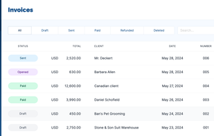 Simple Invoices Software screenshot 1
