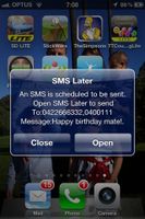 SMS Later screenshot 2