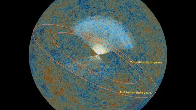 The distribution of quasars and the map of the Cosmic Microwave Background