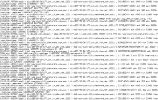 tcpdump screenshot 1