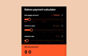 ActiveCalculator Balloon Payment Loan Calculator