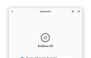 Impression (GTK) screenshot 1