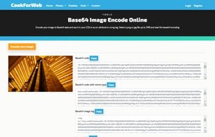 Base64 Image Encoder screenshot 1