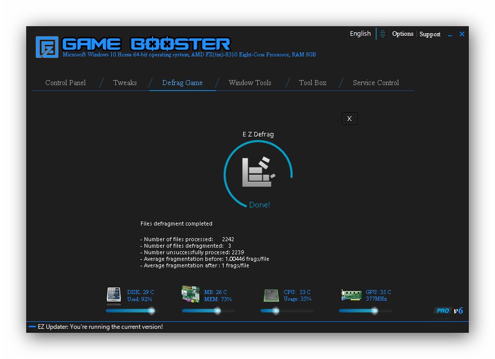 GameLibBooster Game Optimizer: optimize your PC for gaming