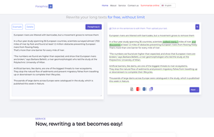 Paraphraz.it screenshot 1