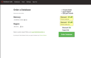 Database Labs screenshot 1
