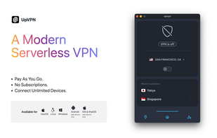 UpVPN screenshot 1