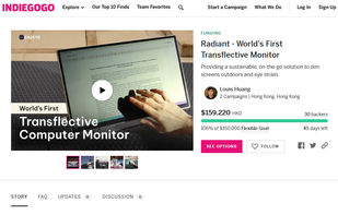 IndieGoGo screenshot 2