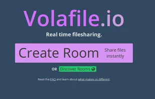 Volafile screenshot 2