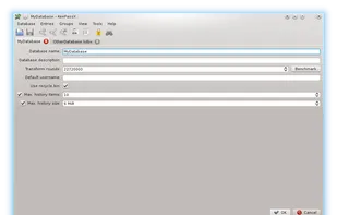 KeePassX screenshot 1