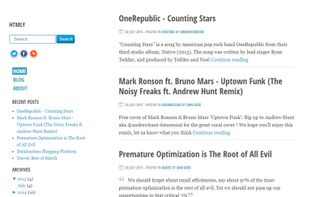 HTMLy screenshot 1